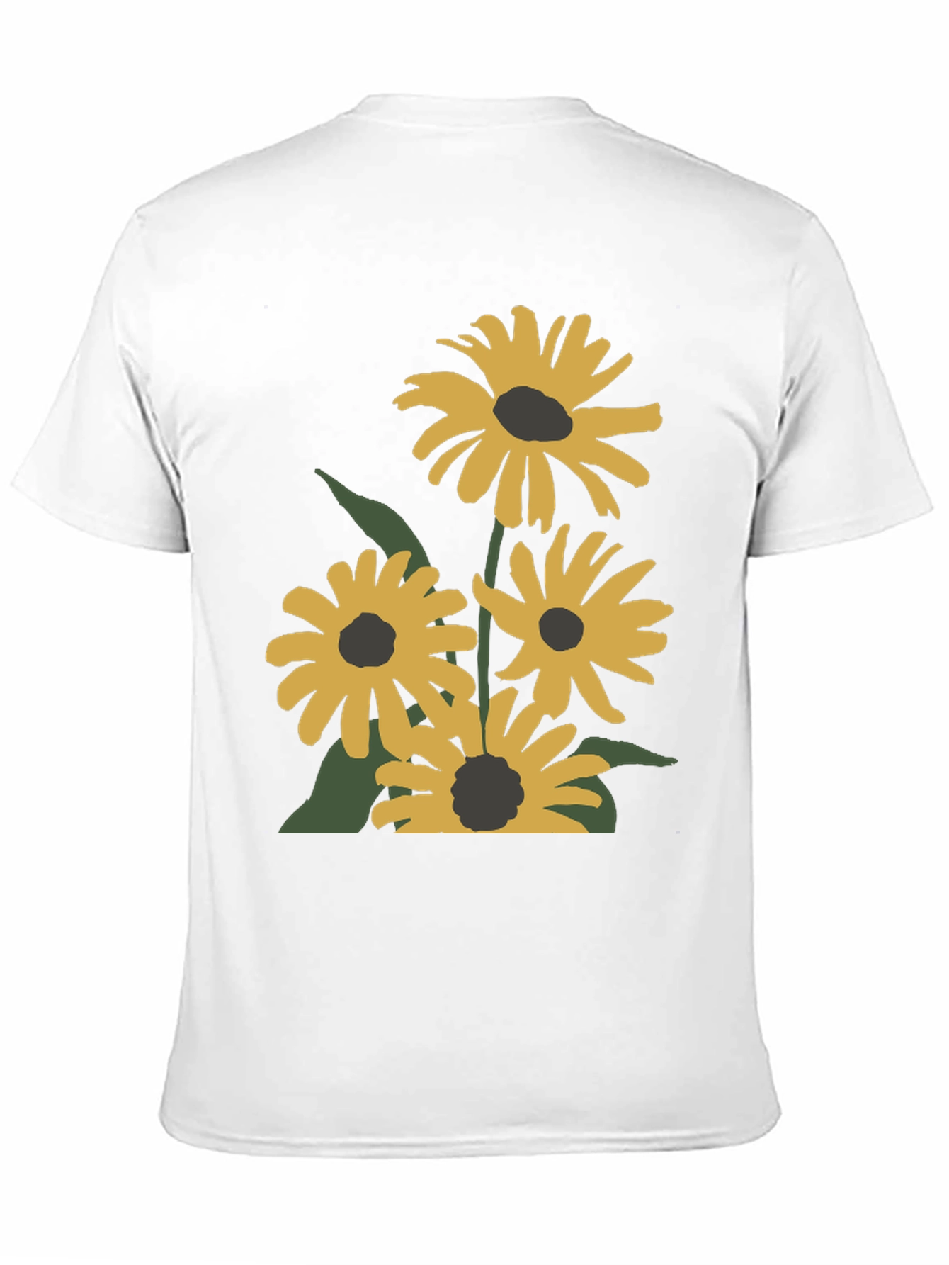 Black Floral Graphic T-Shirt
