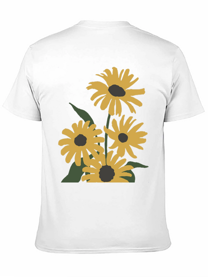 Black Floral Graphic T-Shirt
