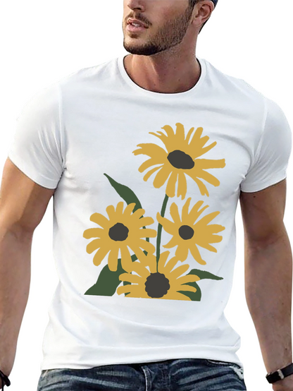 Black Floral Graphic T-Shirt