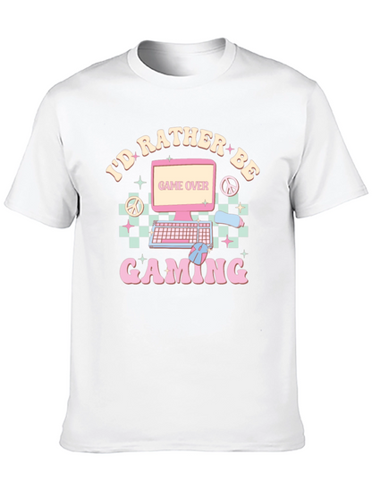 Id Rather Be Gaming Retro T-Shirt