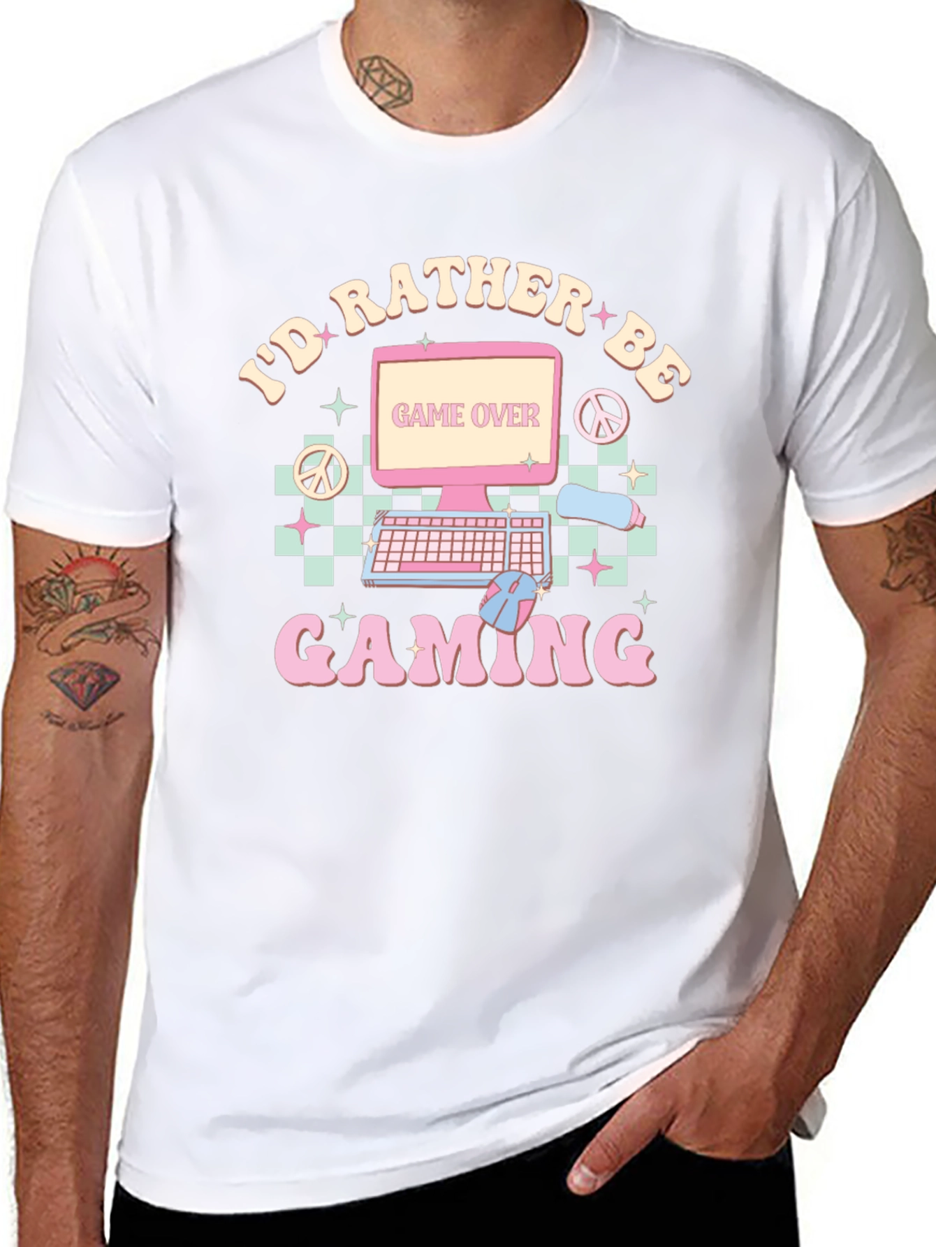Id Rather Be Gaming Retro T-Shirt