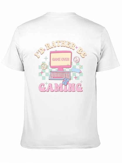 Id Rather Be Gaming Retro T-Shirt