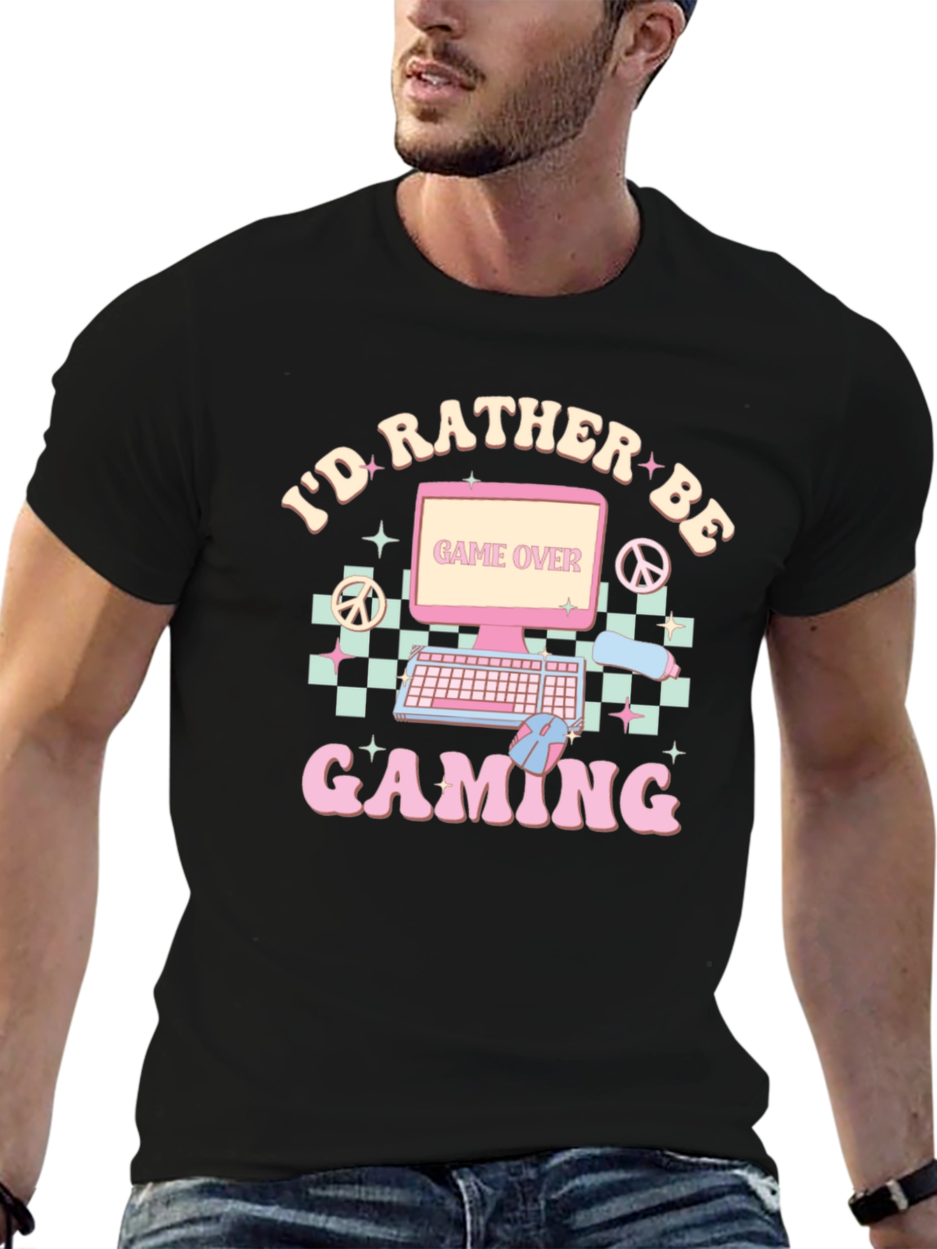 Id Rather Be Gaming Retro T-Shirt