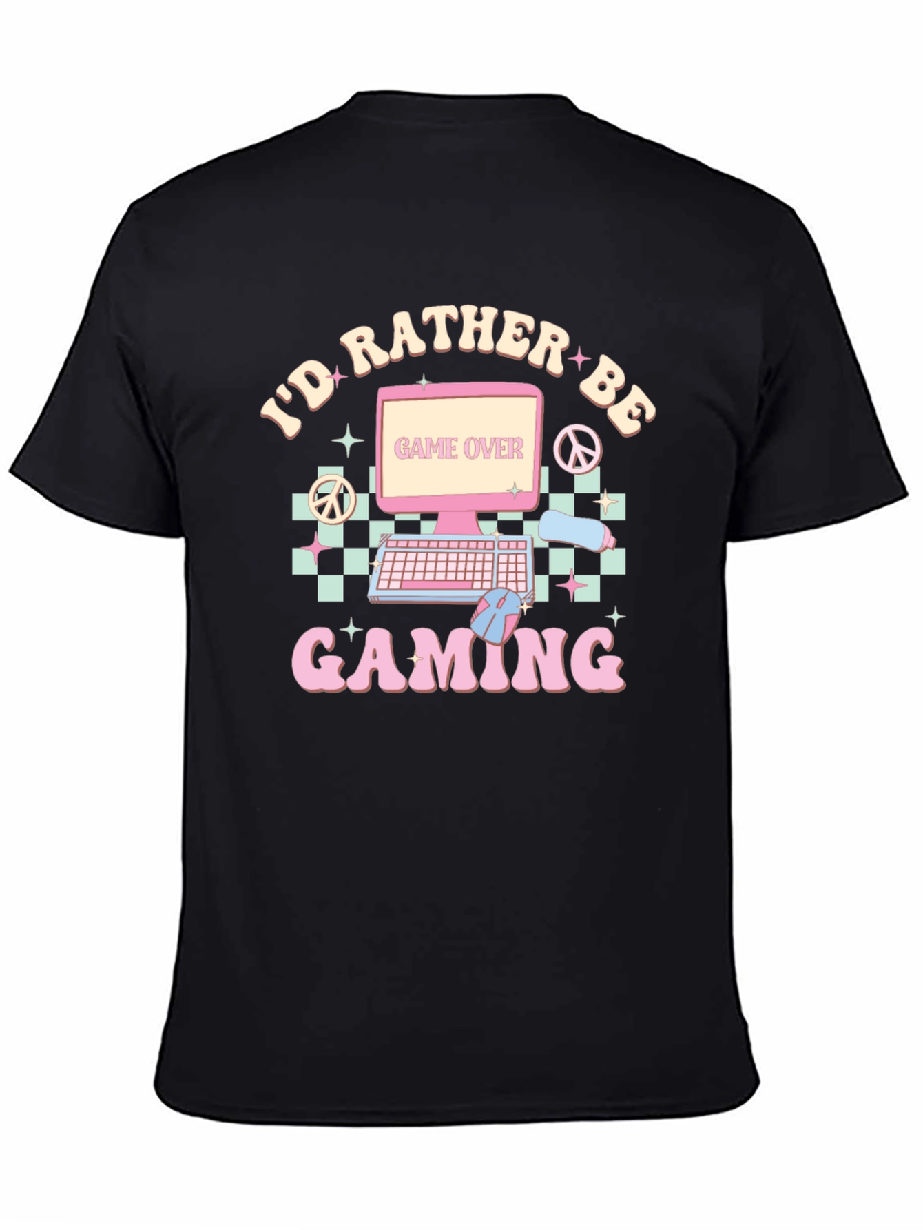 Id Rather Be Gaming Retro T-Shirt