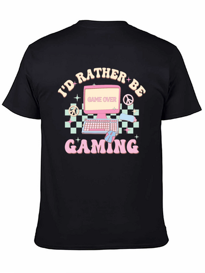 Id Rather Be Gaming Retro T-Shirt