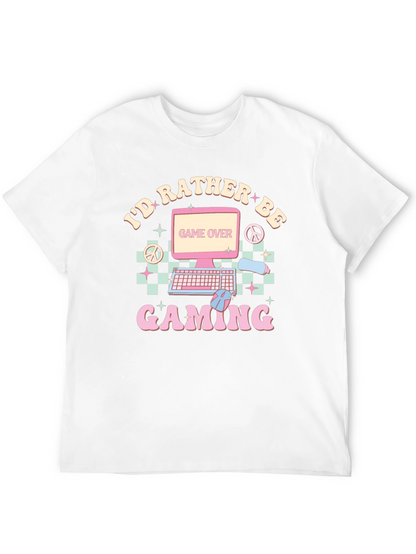 Id Rather Be Gaming Retro T-Shirt