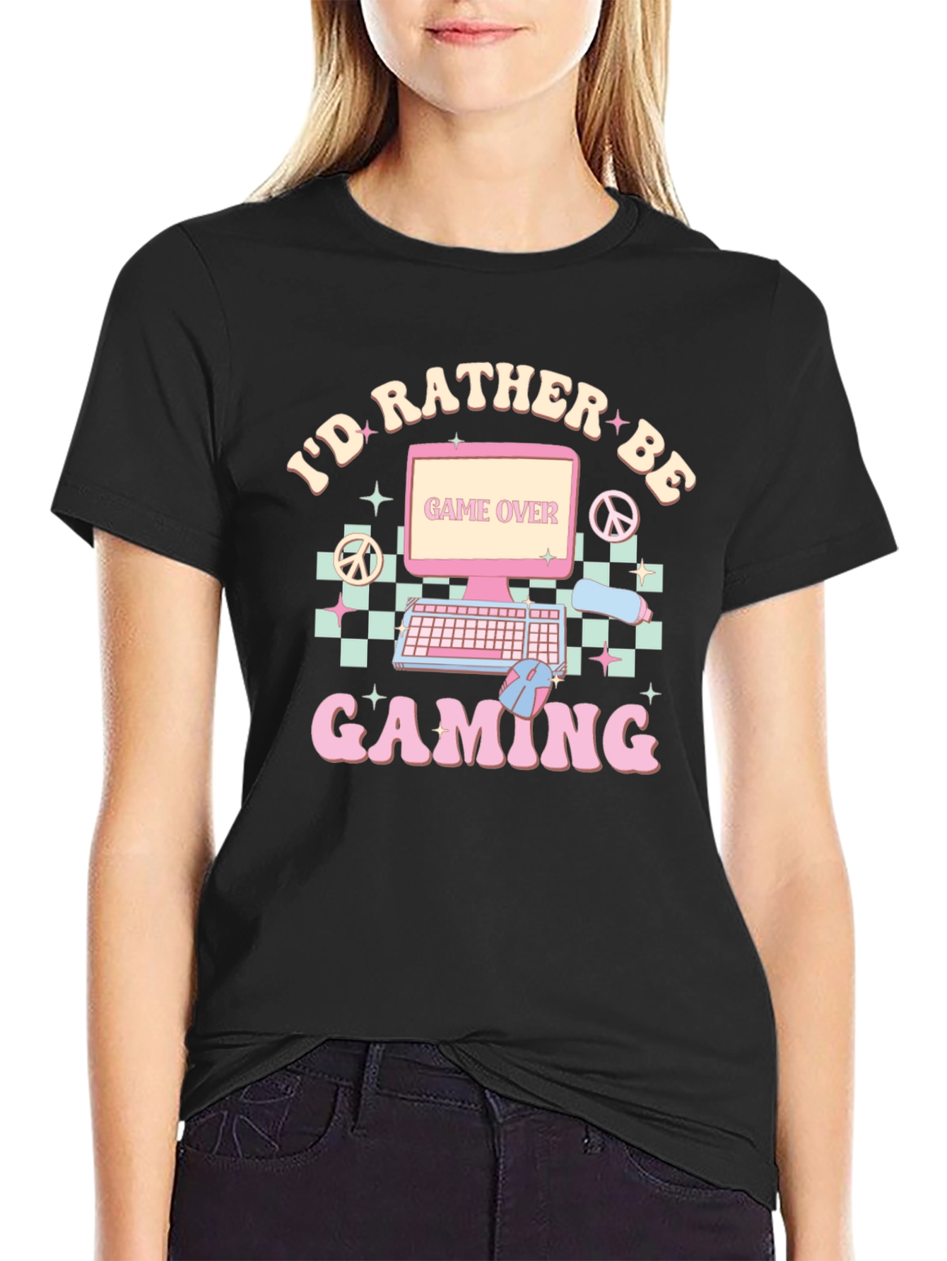 Id Rather Be Gaming Retro T-Shirt