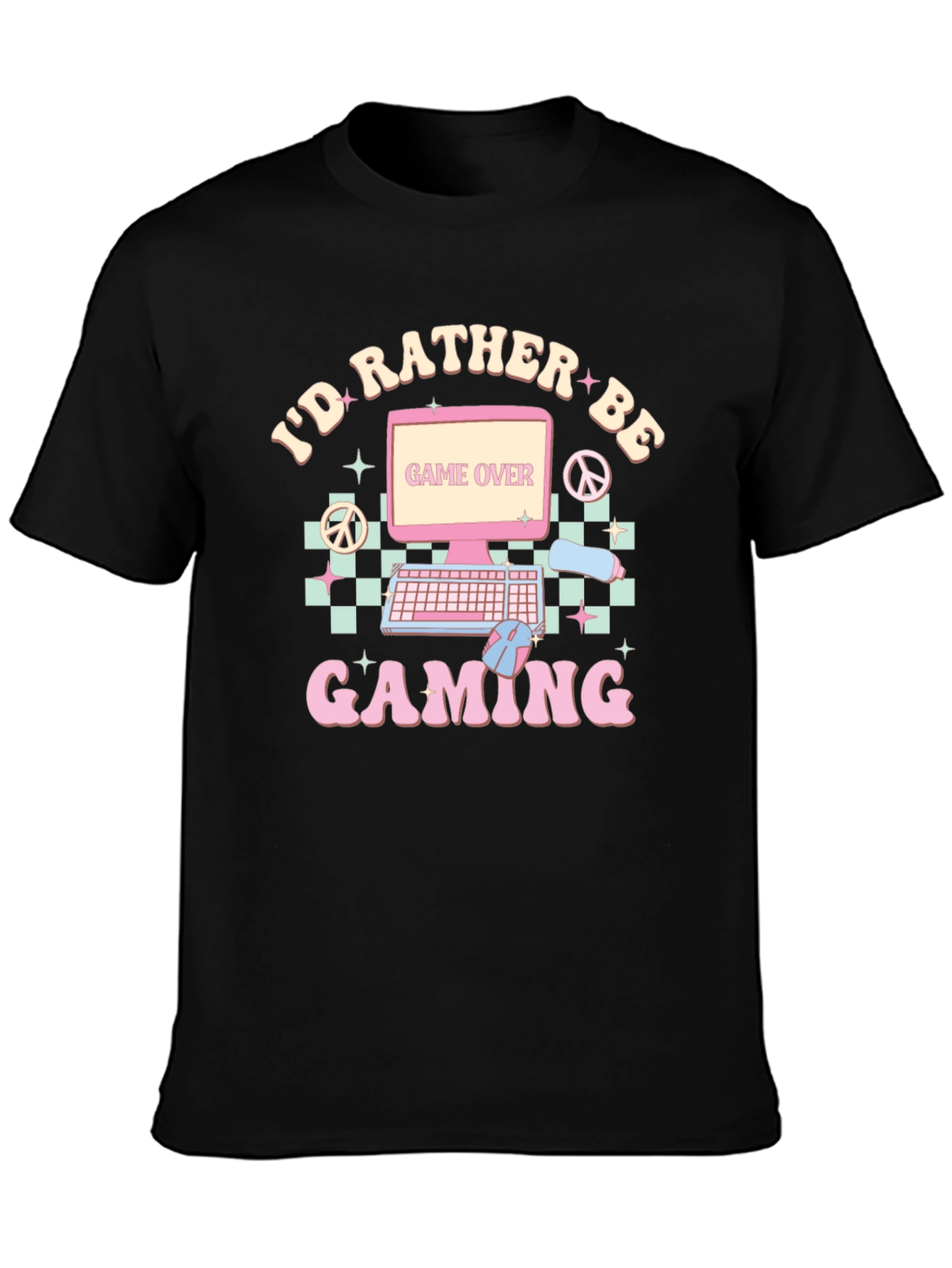 Id Rather Be Gaming Retro T-Shirt