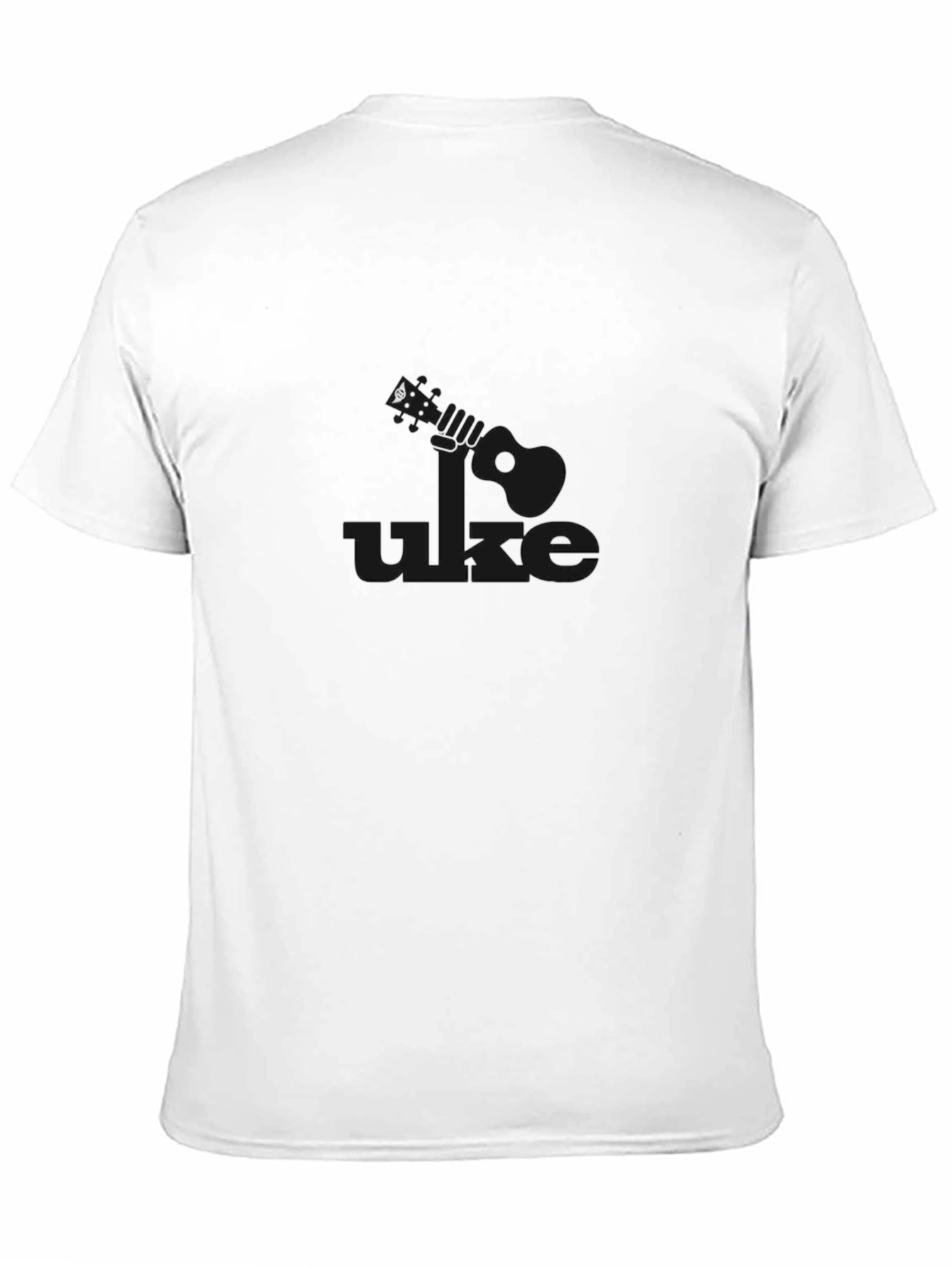 Uke Graphic Tee - Black Casual Ukulele Shirt