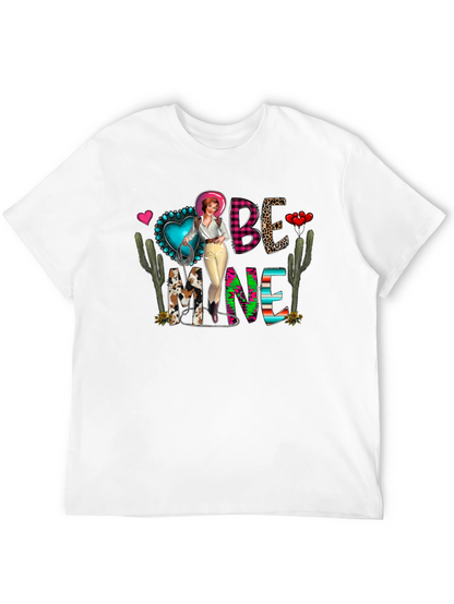 Be Mine Valentines Western Graphic Tee