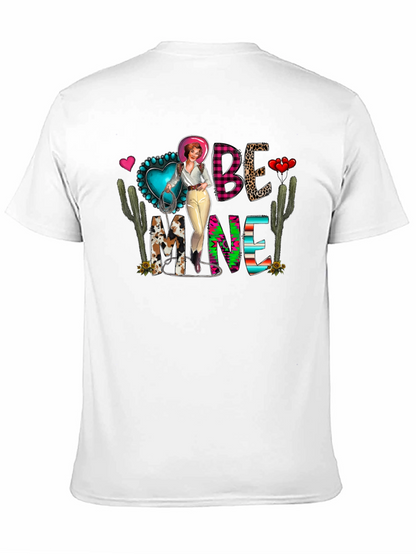 Be Mine Valentines Western Graphic Tee