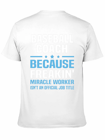 Baseball Coach T-Shirt Funny Gift for Coaches
