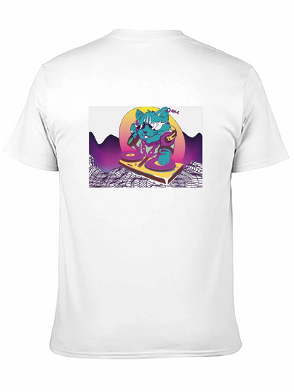 DJ Cat T-Shirt - Retro Style