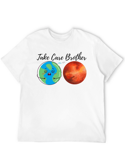 Take Care Brother Earth Mars Graphic Tee