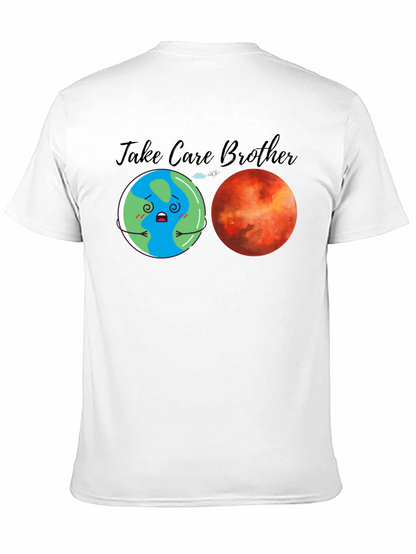 Take Care Brother Earth Mars Graphic Tee