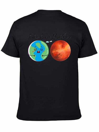 Take Care Brother Earth Mars Graphic Tee
