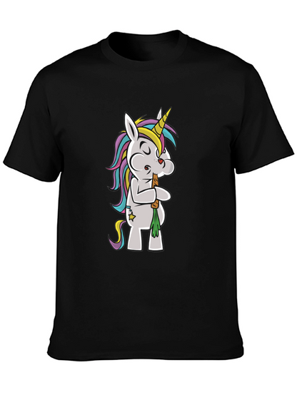Unicorn Smoking Weed Funny T-Shirt