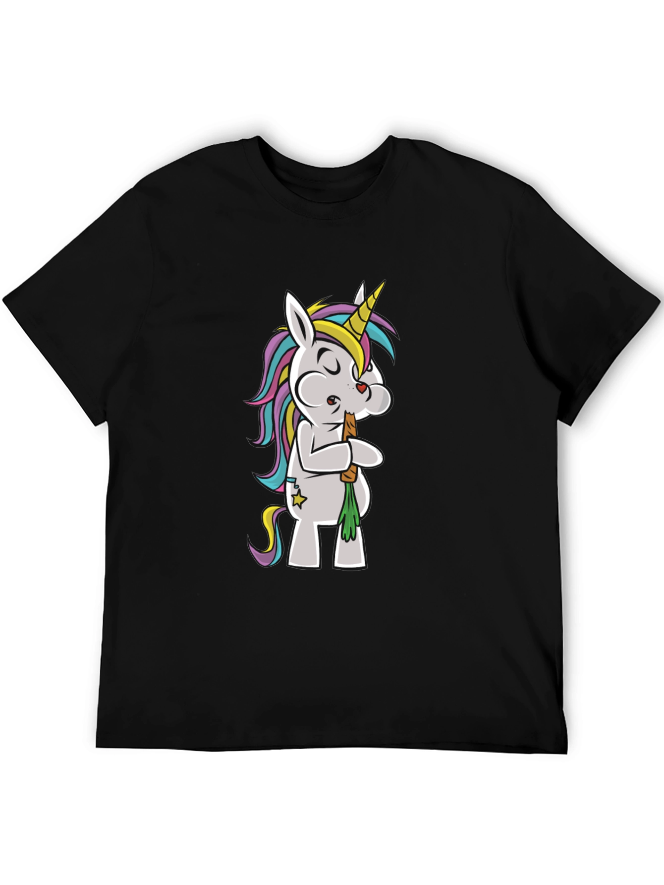 Unicorn Smoking Weed Funny T-Shirt