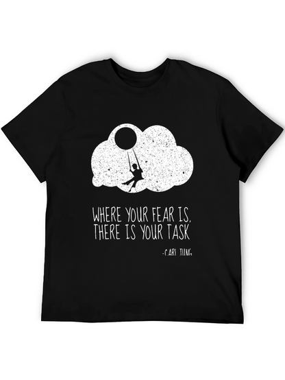 Fear Task Graphic Tee | Motivational Shirt