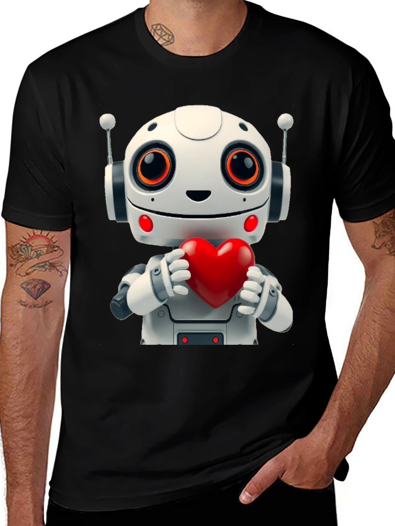 Robot Love T-Shirt - Graphic Tee