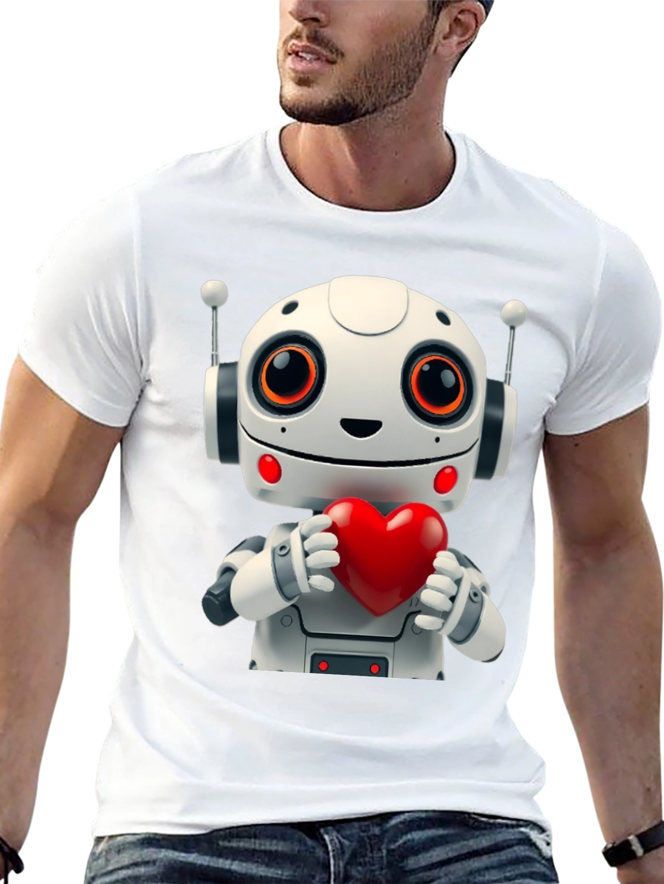 Robot Love T-Shirt - Graphic Tee