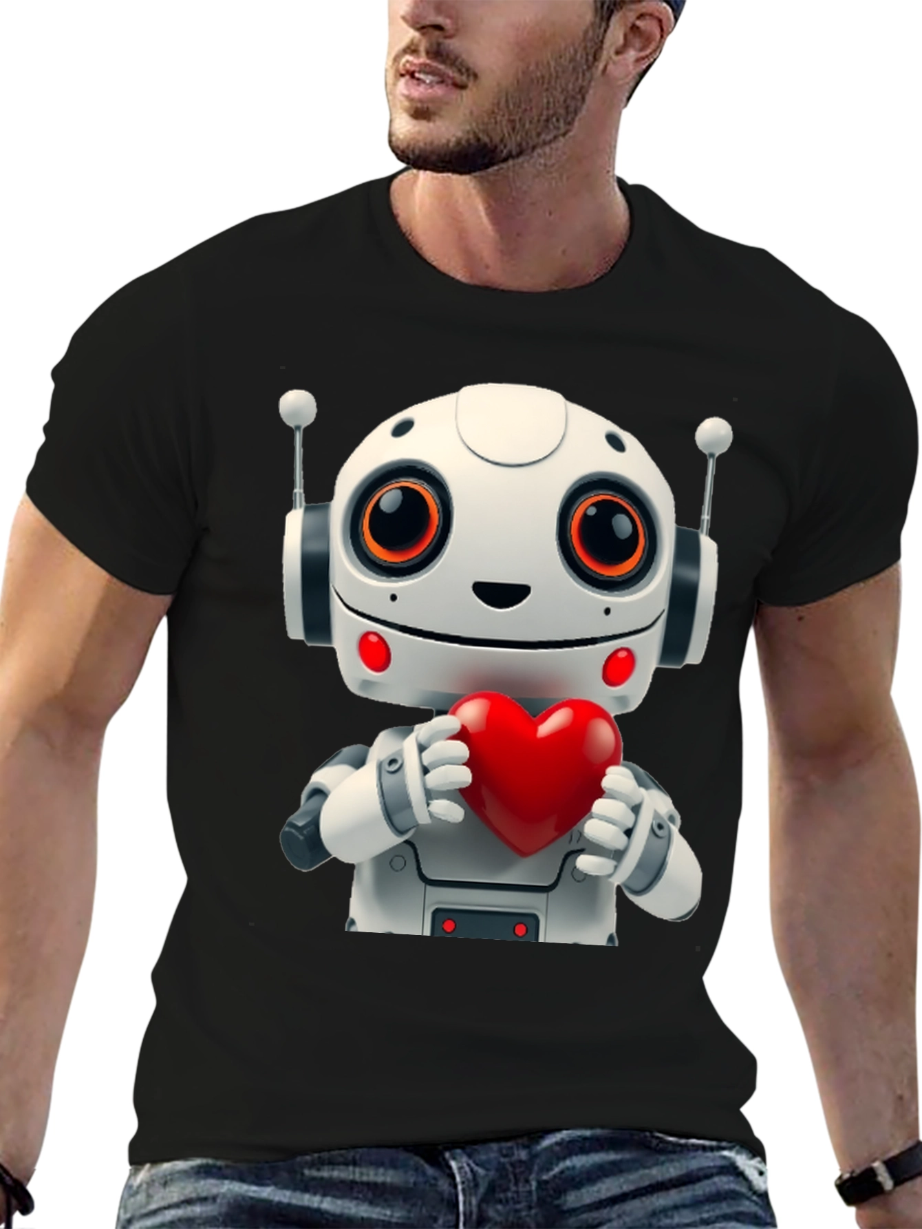 Robot Love T-Shirt - Graphic Tee