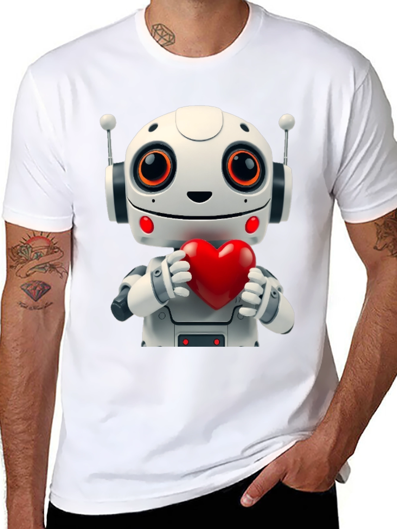 Robot Love T-Shirt - Graphic Tee