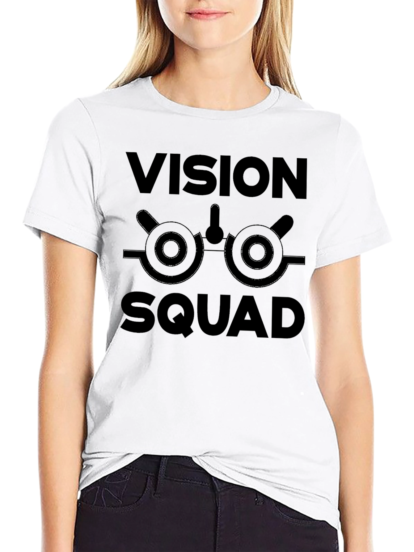 Vision Squad Black Graphic T-Shirt