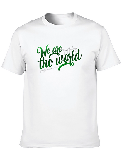 We Are The World Graphic T-Shirt