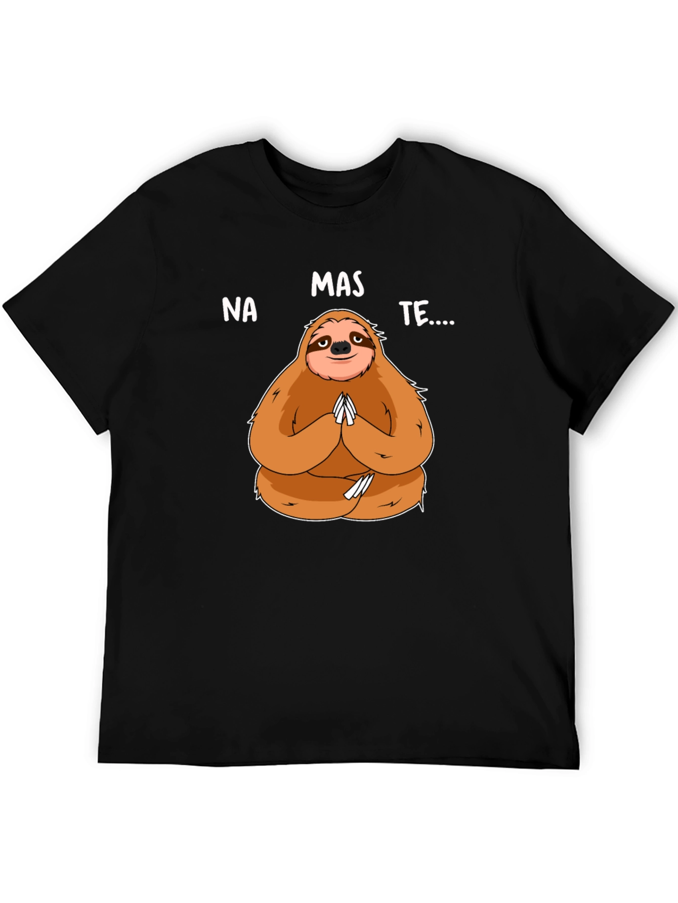 Namaste Sloth Graphic Tee - Yoga Humor