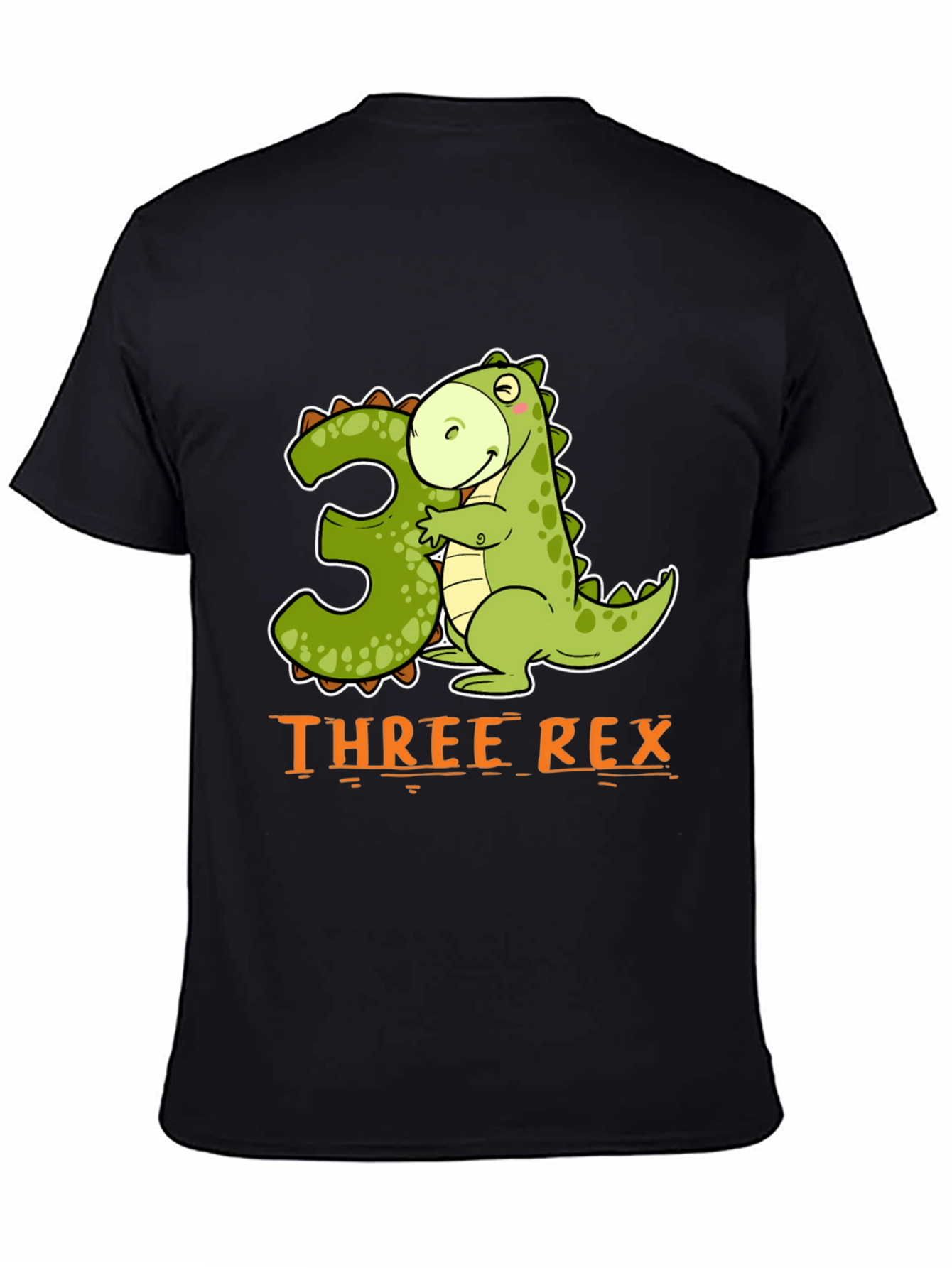 Three Rex Dinosaur Birthday T-Shirt