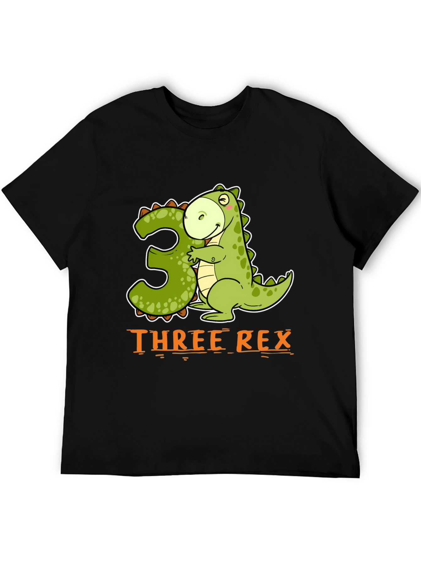 Three Rex Dinosaur Birthday T-Shirt