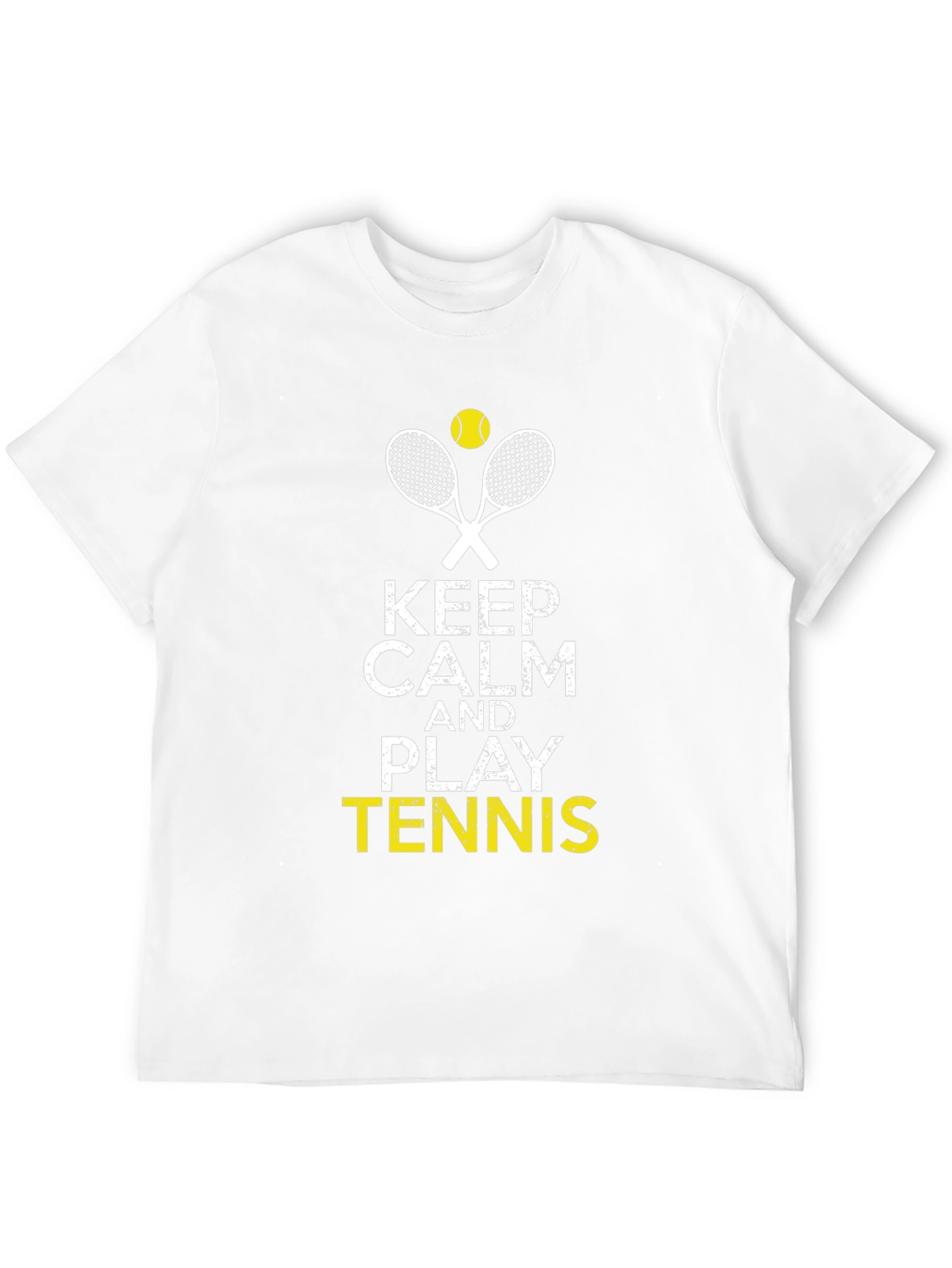 Keep Calm and Play Tennis Graphic Tee