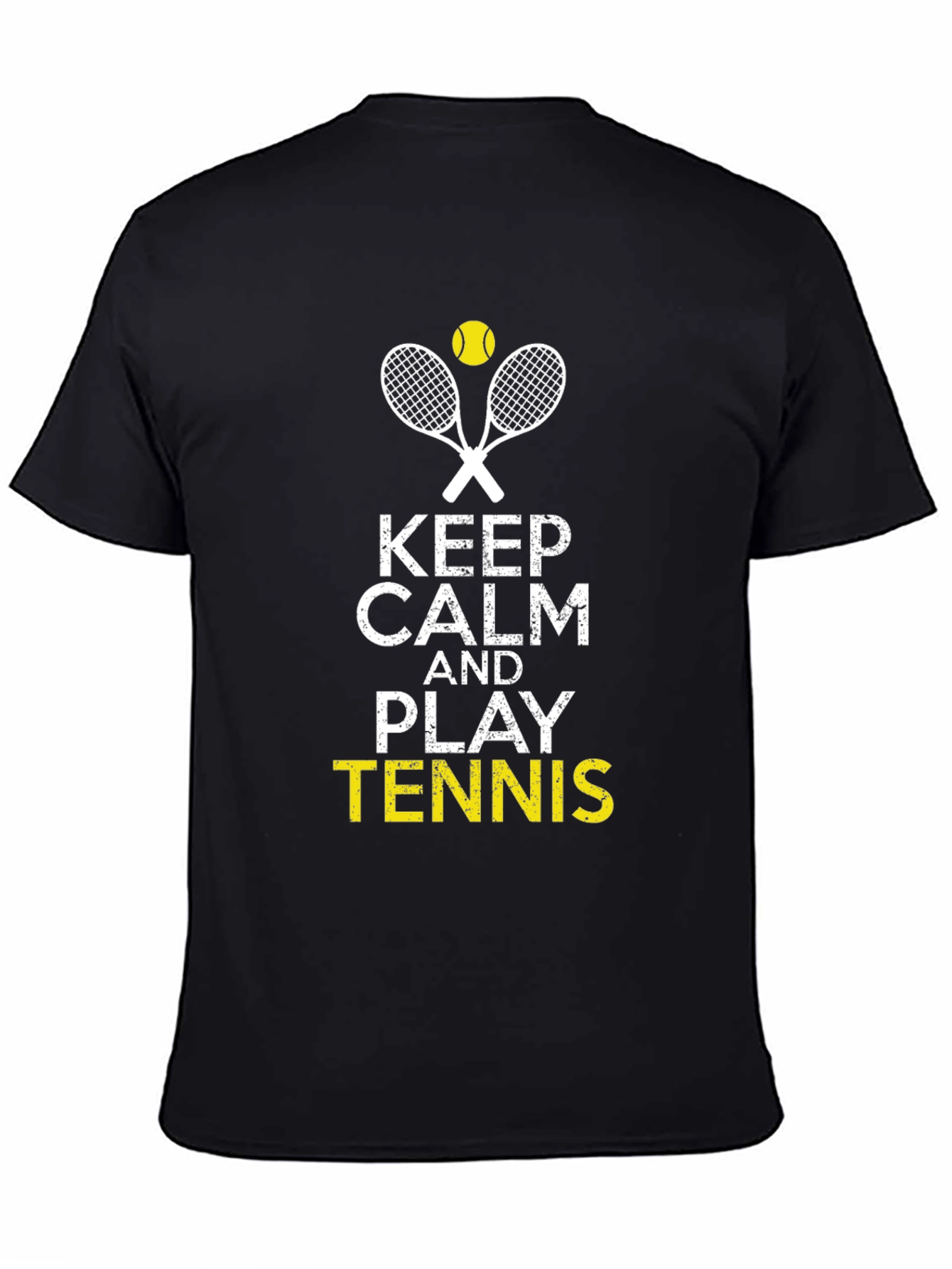 Keep Calm and Play Tennis Graphic Tee