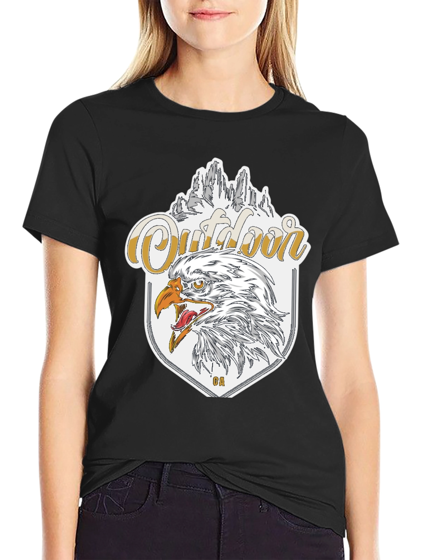 Outdoor Eagle Graphic T-Shirt