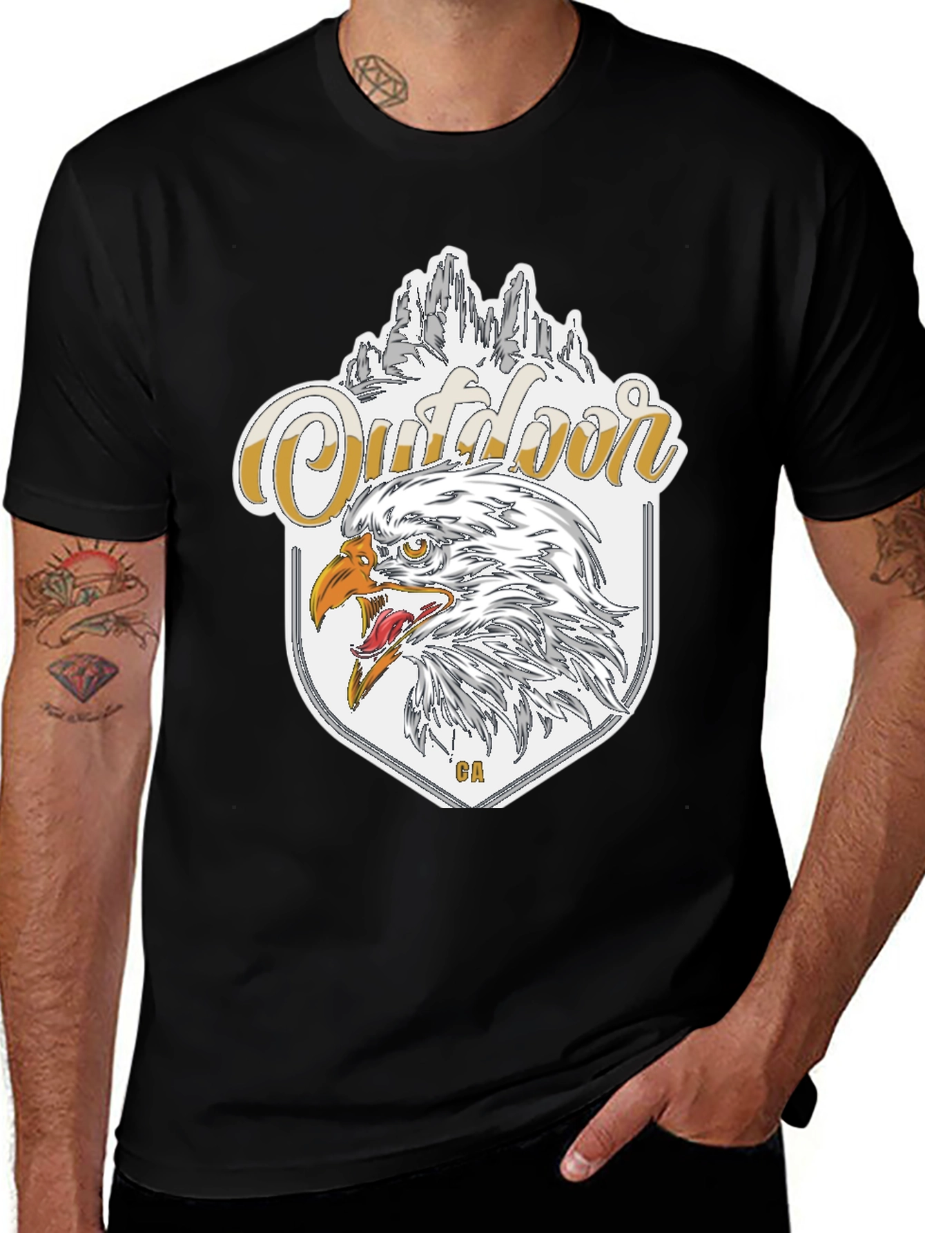 Outdoor Eagle Graphic T-Shirt