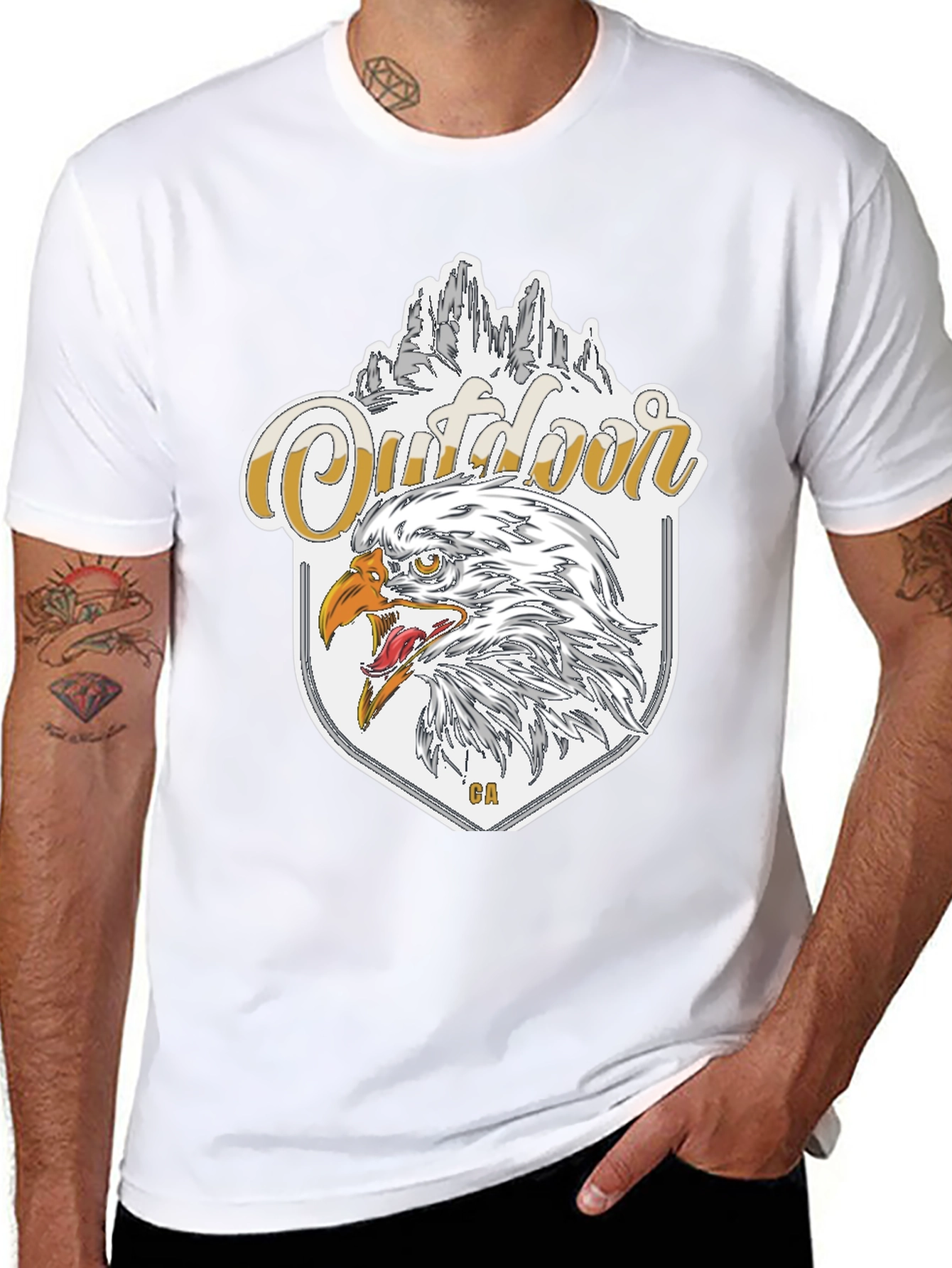 Outdoor Eagle Graphic T-Shirt