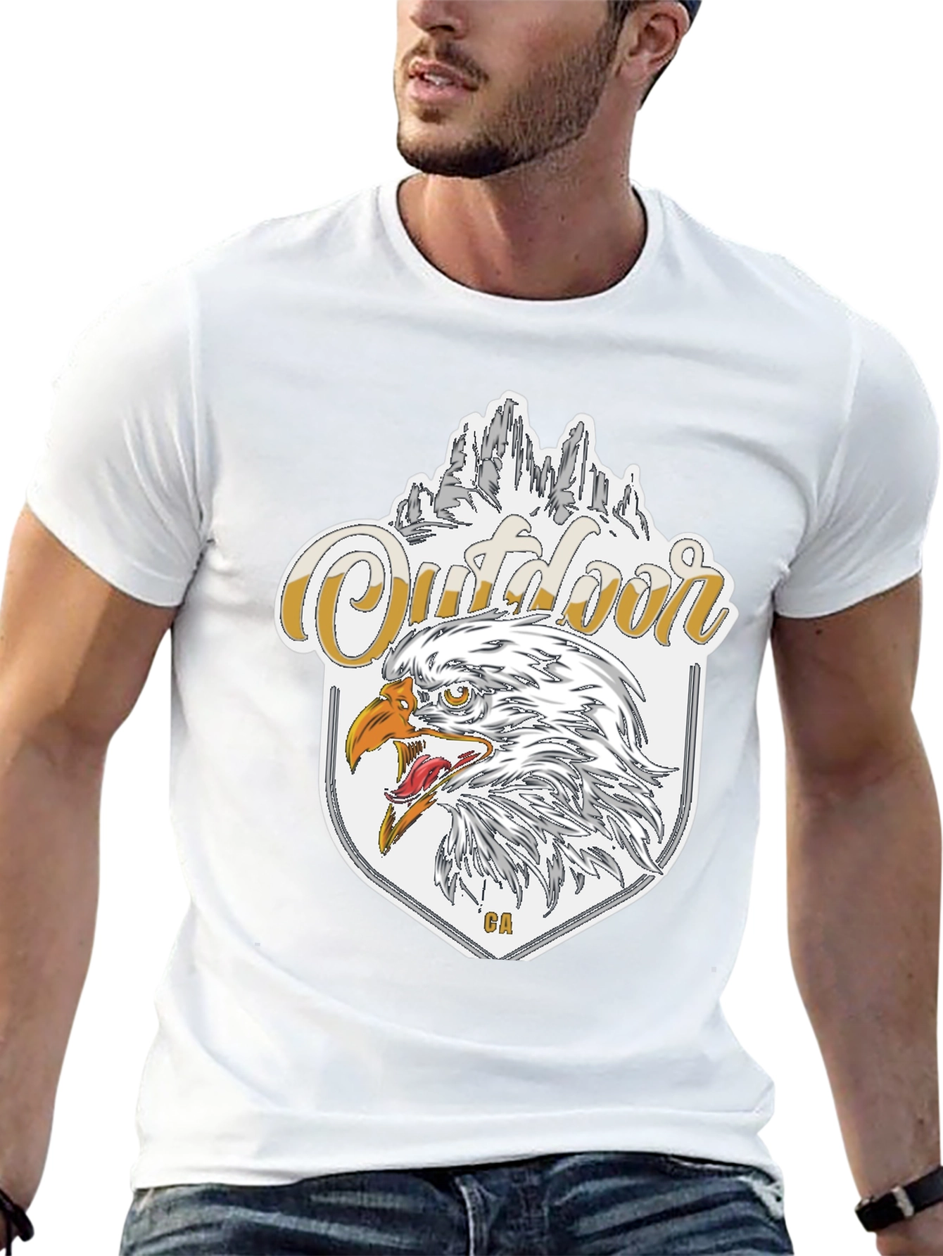 Outdoor Eagle Graphic T-Shirt