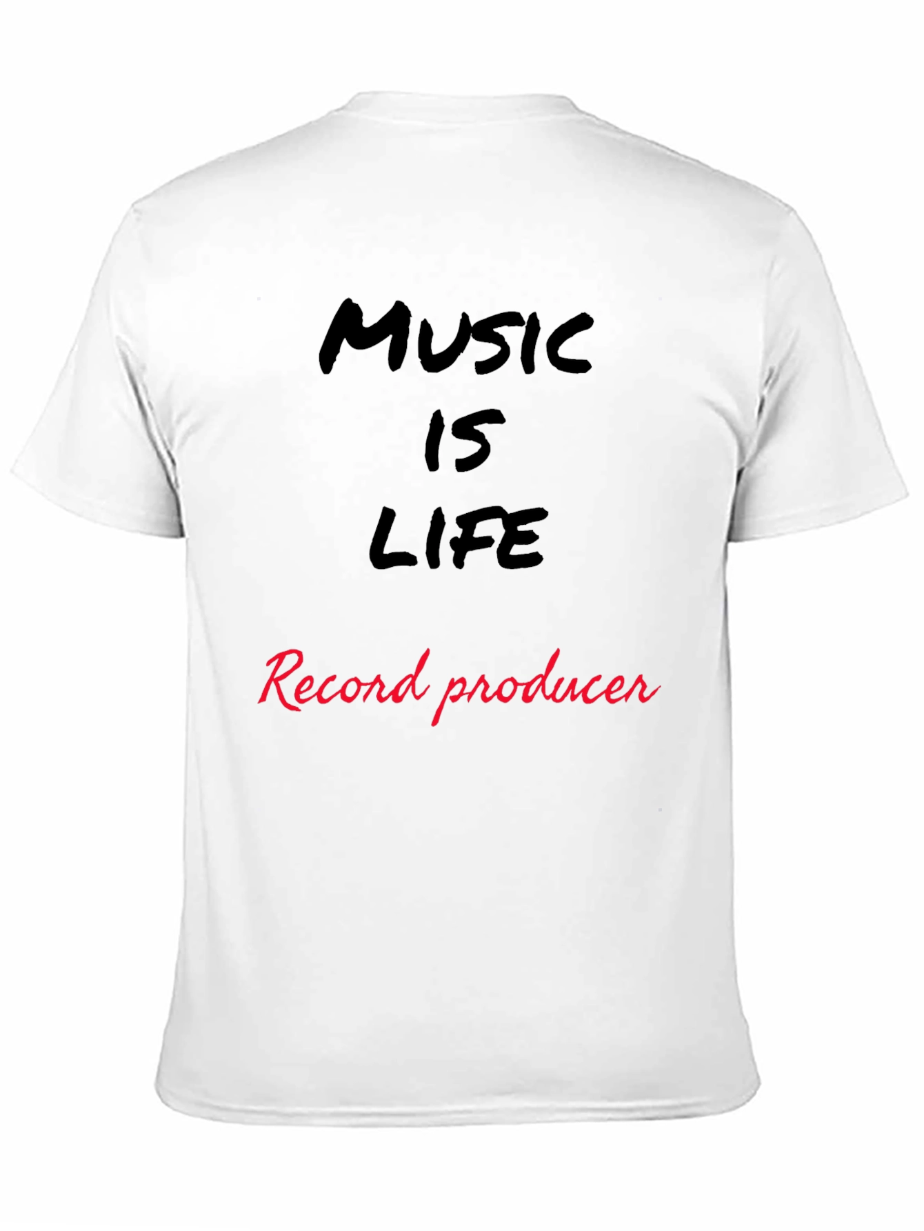 Music is Life Record Producer T-Shirt