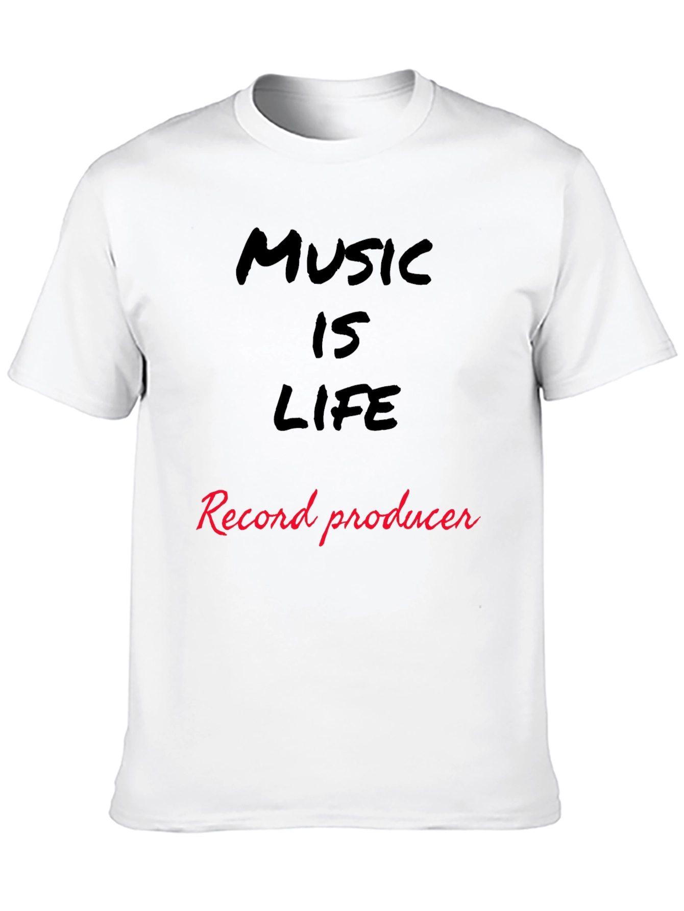 Music is Life Record Producer T-Shirt