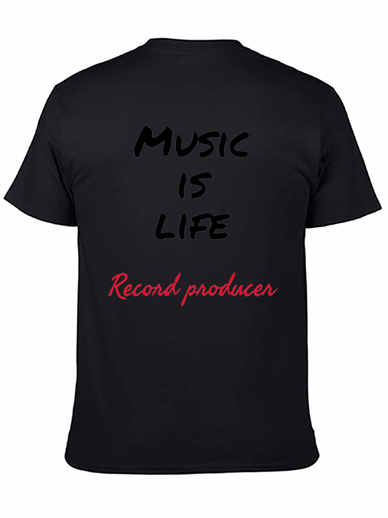 Music is Life Record Producer T-Shirt