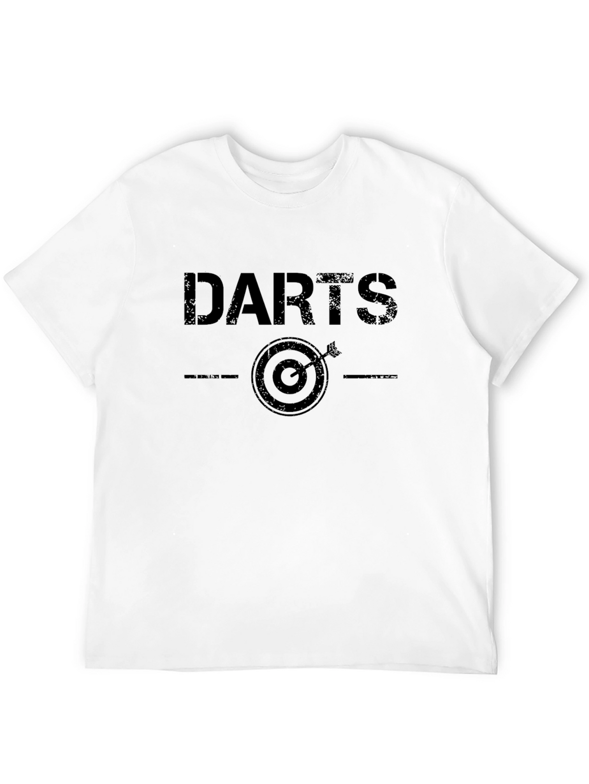 Darts Target Graphic Tee - Cool Sport Shirt