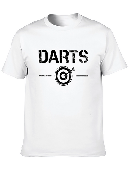 Darts Target Graphic Tee - Cool Sport Shirt