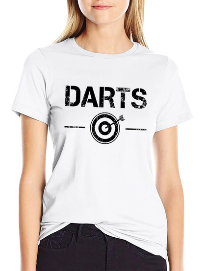 Darts Target Graphic Tee - Cool Sport Shirt