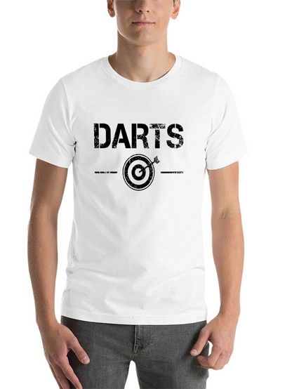 Darts Target Graphic Tee - Cool Sport Shirt