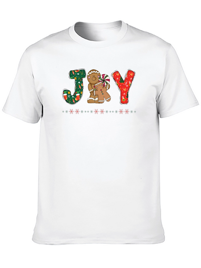 Joy Gingerbread Christmas T-Shirt
