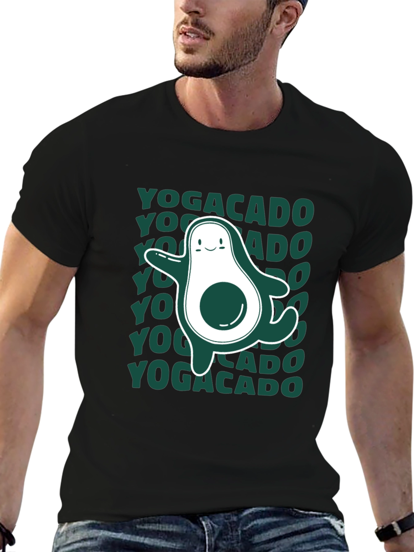 Yogacado Graphic Tee - Avocado Yoga Lover Shirt