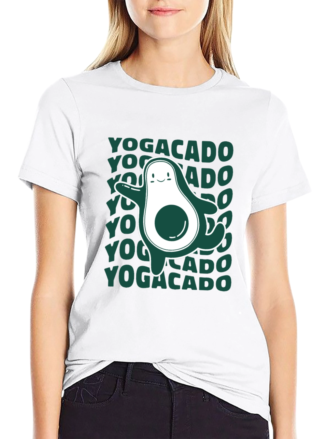 Yogacado Graphic Tee - Avocado Yoga Lover Shirt