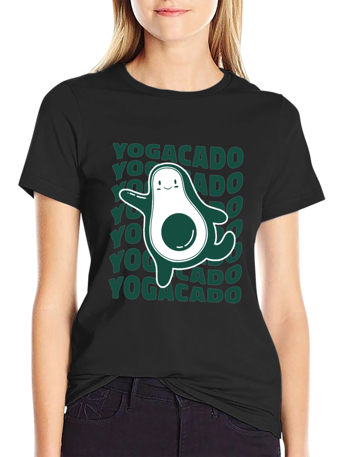 Yogacado Graphic Tee - Avocado Yoga Lover Shirt