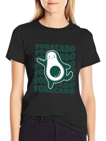 Yogacado Graphic Tee - Avocado Yoga Lover Shirt